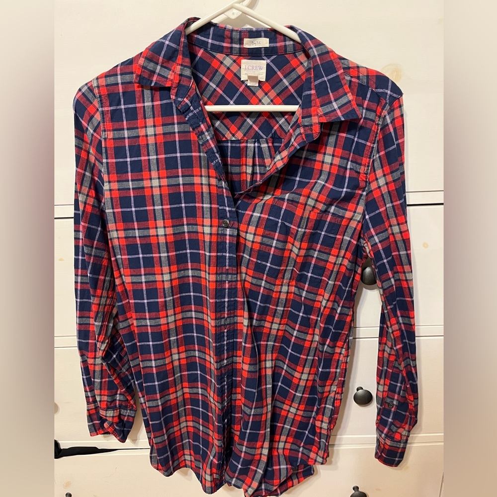 Jcrew button down - Boy fit size small